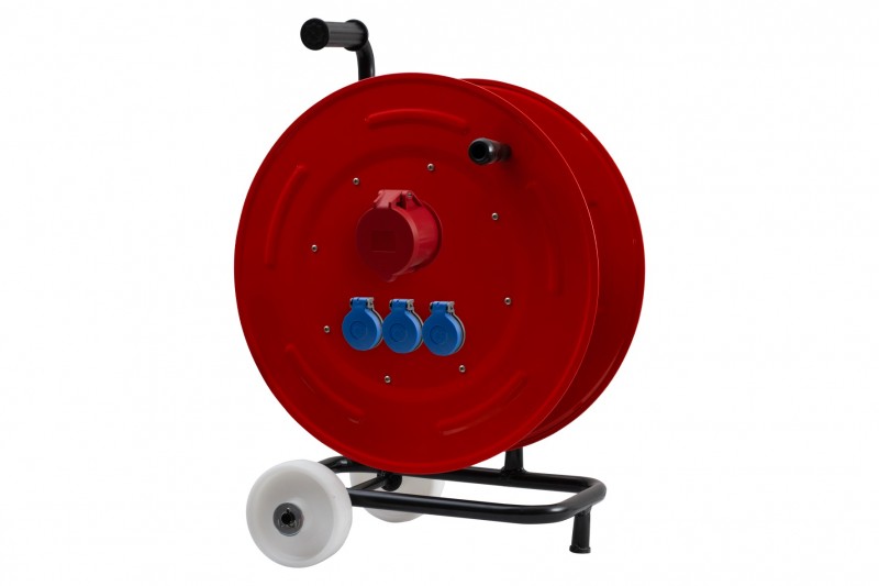 Cable reels » Empty cable reels with sockets » Empty cable reels 400V Empty  metal cable reel MAKARA-460 NK 16A 5p, 3x230V IP44 - Products - F-ELEKTRO  Sp. z o.o. Sp. Kom.
