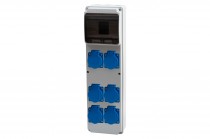 Distribution box ULISSE 6M MAXI - sockets 6x230V