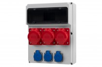 Distribution box FEMO 13M - sockets  2x16A 5p, 32A 5p, 3x230V 