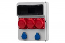 Distribution box FEMO 13M - sockets  2x16A 5p, 32A 5p, 2x230V 