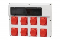 Distribution box FEMO 18M - sockets 2x16A 5p, 6x32A 5p
