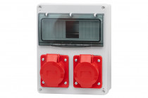 Distribution box R-240 - sockets 2x16A 5p