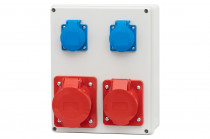 Distribution box R-240 - sockets 16A 5p, 32A 5p, 2x230V
