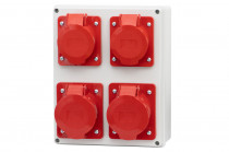 Distribution box R-240 - sockets 3x16A 5p, 32A 5p