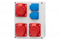 Distribution box R-240 - sockets 2x16A 5p, 32A 5p, 2x230V