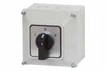 Cased switch 25A left-right 3P IP65
