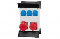 Distribution box R-240 - sockets 16A 5p, 32A 5p, 3x230V with plastic frame