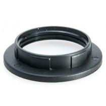 Ring for lampholder E27 black