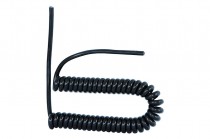 Spiral cord 3x1,00 05VVH8-F black - 10m