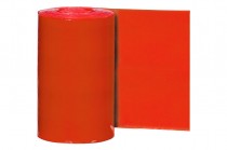 Warning cable foil -  width 200mm, thickness 0,09mm red