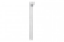 Threadless earthing rod set - base + extender + cross connector  /2x1,5m/