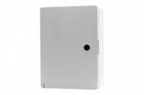 Plastic panel 250x350x150 mm  grey door IP65