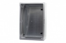 Plastic panel 400x600x200 mm transparent door  IP65