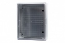 Plastic panel 400x500x180 mm transparent door  IP65