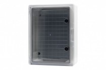 Plastic panel 300x400x195 mm transparent door IP65