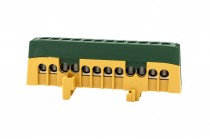 Listwa ochronna 12-modułowa ZPI 12x16mm2 IP20 żółto/zielona
