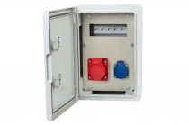 Distribution box RB-250 8M - sockets 16A5p, 230V