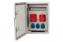 Distribution box RB-300 12M - sockets 2x16A5p, 3x230V