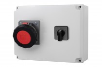 Distribution box R-310 - sockets 63A 5p, switch left-right