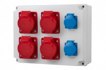 Distribution box R-310 - sockets 4x32A 5p, 2x230V