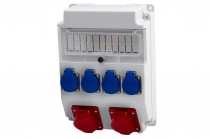 Distribution box CAJA - sockets 16A 5p, 32A 5p, 4x230V