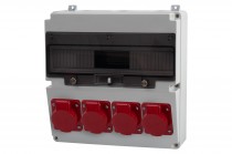Distribution box LAGO 17M - sockets 4x32A 5p