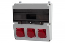 Distribution box LAGO 17M - sockets 3x16A 5p