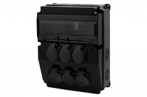 Distribution box CAJA 12M SCENIC - sockets 6x230V