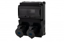 Distribution box LAGO 10M SCENIC - panel mounted sockets 16A 5p, 32A 5p
