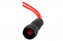 LED indicator light diameter 5mm, 230V red