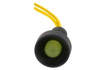 LED indicator light diameter 10mm, 230V yellow