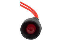 Kontrolka diodowa fi 10mm, 230V czerwona/red