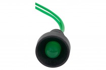 Kontrolka diodowa fi 10mm, 24V zielona/green