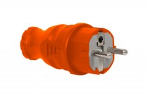 Rubber plug 16A 230V orange  IP44
